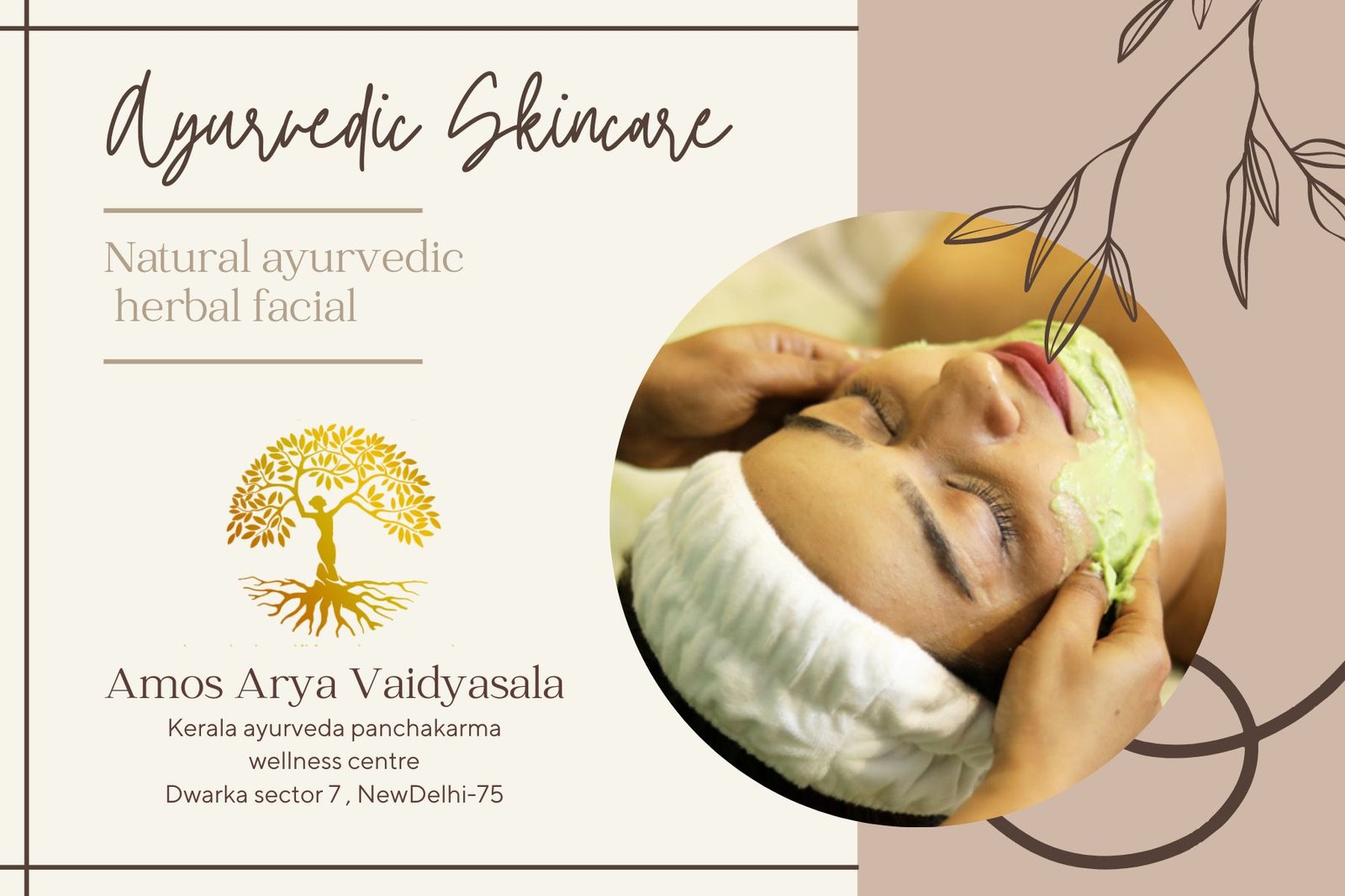 Ayurvedic herbal facial